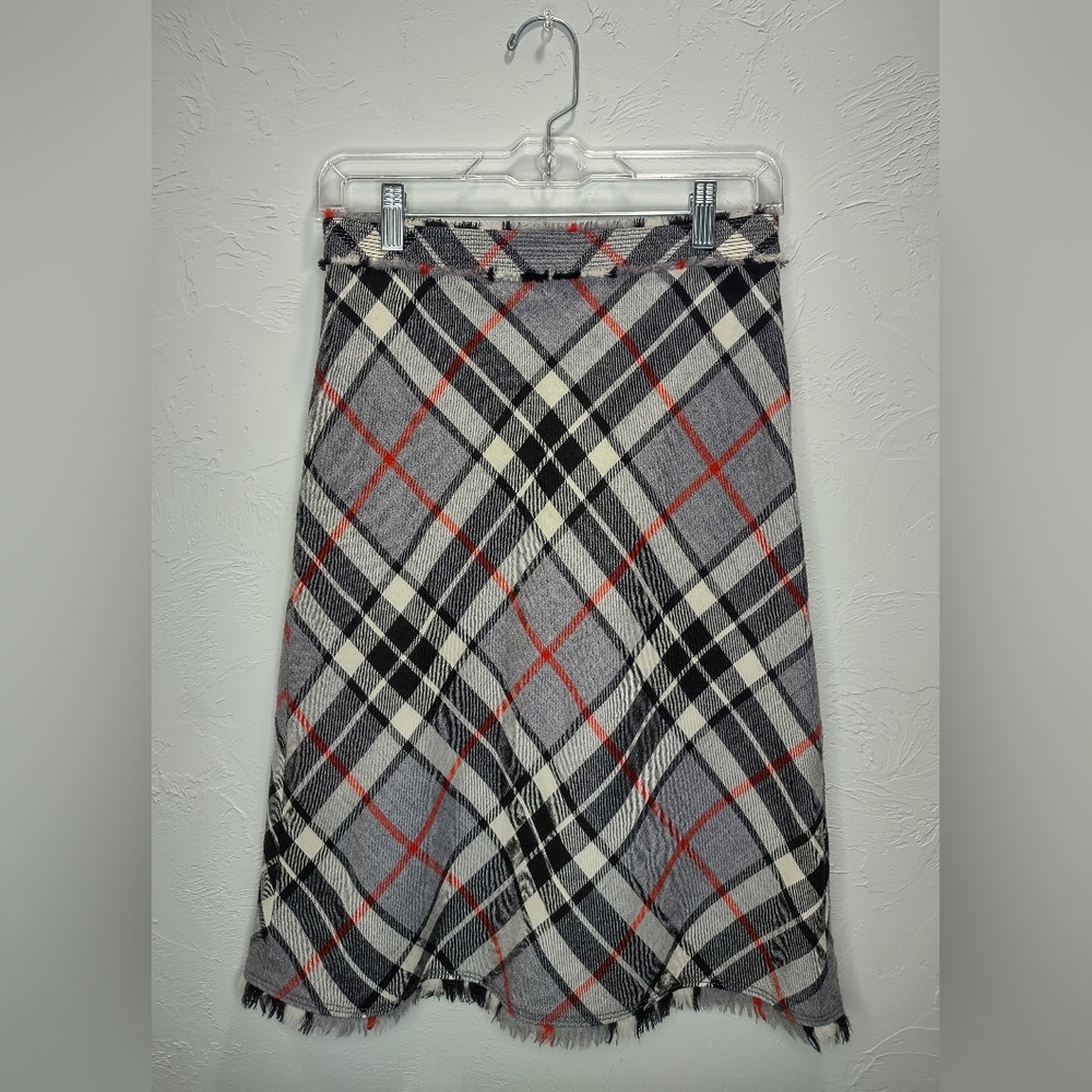 J.Crew Retail Classic Wool Plaid Skirt - Size 0